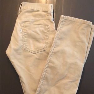 Levi’s 511 corduroy khaki pants